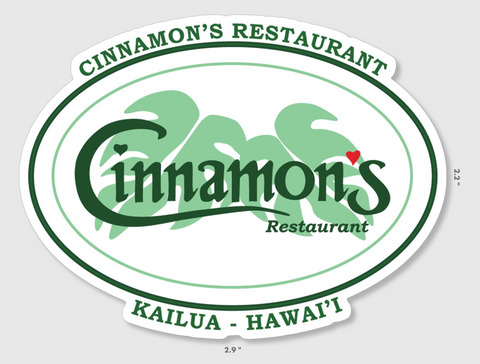 Cinnamon's Restaurant Sticker